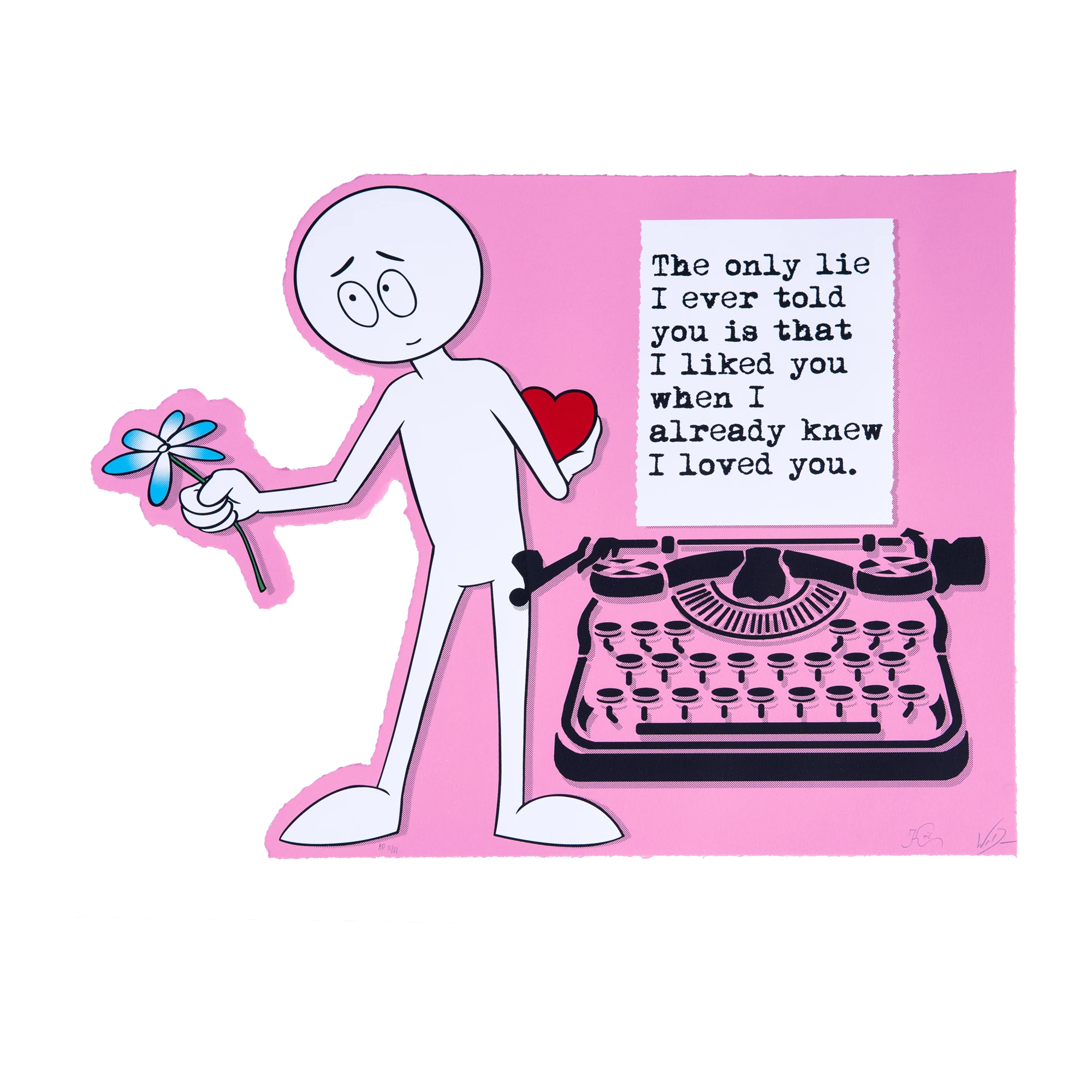 The Only Lie - Print